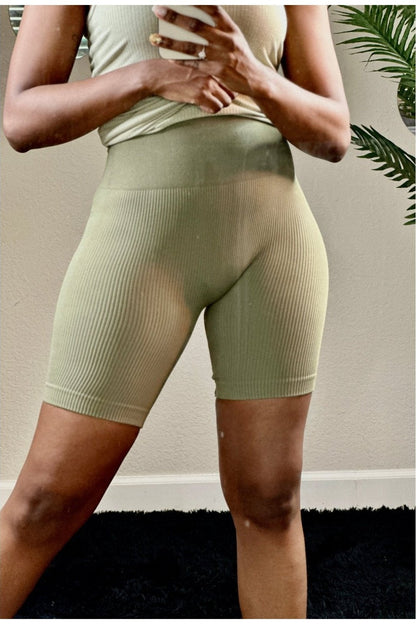 Basic Ribbed Biker Shorts Honey BeeU Boutique Basic, Basics, biker shorts, bottoms, sale, sales